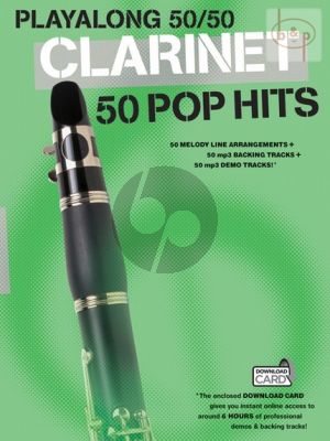 Playalong 50 / 50 Clarinet (50 Pop Hits) (Book with Download Card)