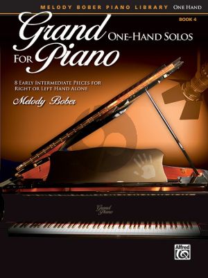 Bober Grand One-Hand Solos Vol.4 8 early intermediate Pieces for Right or Left Hand alone (8 early intermediate Pieces for Right or Left Hand alone)