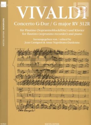 Concerto G-major RV 312R (orig. Violin)