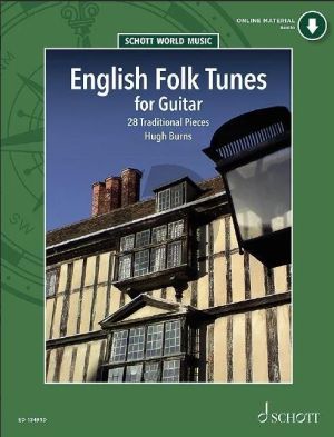 English Folk Tunes for Guitar (28 Traditional Pieces) (with tab.) (Book with Audio online) (arr. Hugh Burns)