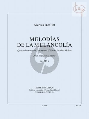 Melodias de la Melancolia Op.119a (Soprano-Pi.)