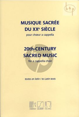 Musique Sacree du XX Siecle (20Th. Century Sacred Music)