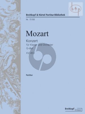 Concerto G-major KV 453 (Piano-Orch.) (Study Score)