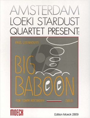 Leenhouts Big Baboon Tenor Recorder Solo