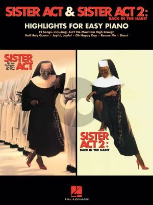 Album Sister Act & Sister Act 2 Back in the Habit Highlights for Easy Piano