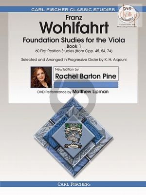 Foundation Studies for Viola Vol.1 (60 First Position Studies from Op.45 - 54 - 74) (Bk-DVD)