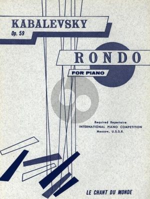 Kabalevsky Rondo Opus 59 Piano solo