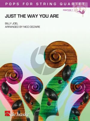 Just the Way you Are (String Quartet) (Score/Parts) (arr. Nico Dezaire)