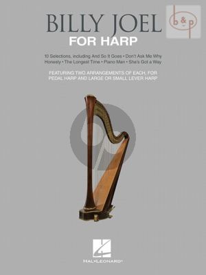 Billy Joel for Harp 10 Selections for Pedal or Small Harp)
