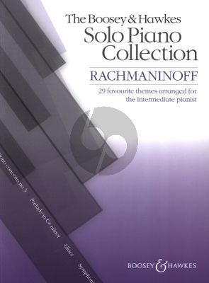 Rachmaninoff Boosey Solo Piano Collection 29 Favourite Themes arranged for Piano Solo (Arranged by Hywel Davies) (for the Intermediate Pianist)