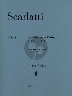 Scarlatti Sonata C-major K.159 /L.104 for Piano Solo (Edited by Bengt Johnson - Fingering by Detlef Kraus) (Henle-Urtext)