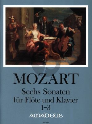Mozart 6 Sonatas Vol.1 (KV 376[374d]- 296 - 377[374e]) (orig. Violin) for Flute and Piano (edited by Yvonne Morgan)