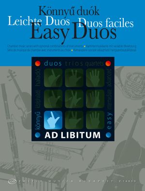 Album Easy Duos (with optional combination of instruments) Score and Parts (arr. Andras Soos and Laszlo Zempleni) (easy level)