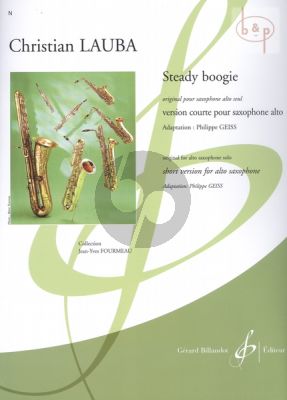 Steady Boogie (Alto Sax.) (short version)