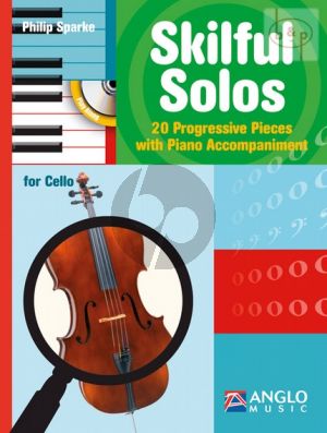 Sparke Skilful Solos for Cello and Piano (Bk-Cd) (intermediate level)