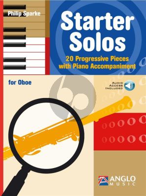 Sparke Starter Solos Oboe and Piano (20 Progressive Pieces) (Book with Audio online) (easy)