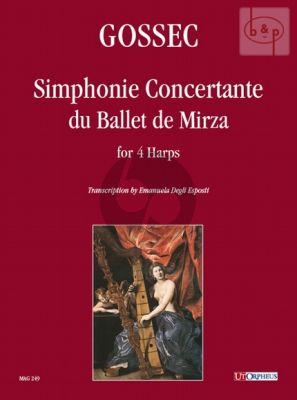 Simphonie Concertante du Ballet de Mirza (4 Harps) Score - Parts