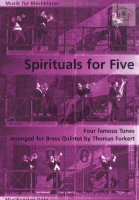Spirituals for Five (4 Famous Tunes) (2 Trp.[Bb]-Horn[F]-Tromb.-Tuba)