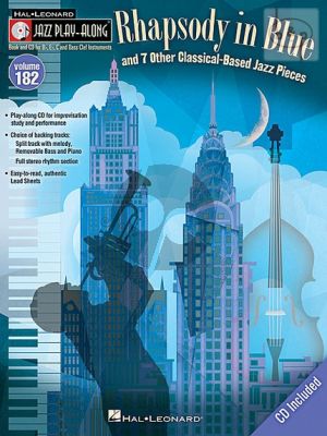 Rhapsody in Blue & 7 other classical-based Jazz Pieces (Jazz Play-Along Series Vol.182)