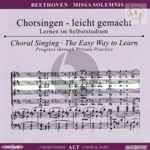 Missa Solemnis D-dur Op.123 (Soli-Chor-Orch.) (Alt Chorstimme)