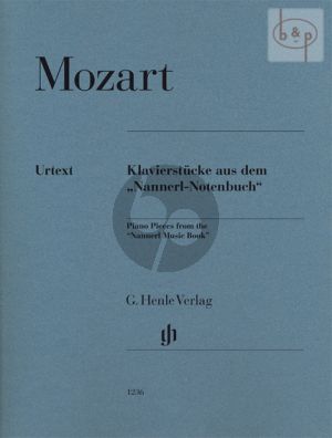 Klavierstucke aus dem Nannerl-Notenbuch (edited by Ulrich Scheideler)
