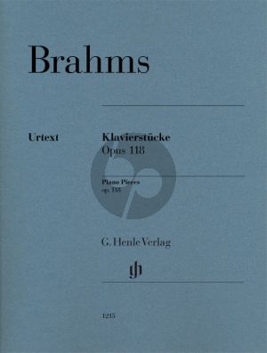 Brahms Klavierstucke Op.118 (Edited by Katrin Eich - Fingering by Andreas Boyde) (Henle-Urtext)