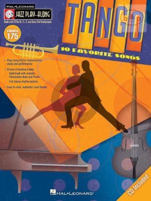 Tango (10 Favoritie Songs) (Jazz Play-Along Series Vol.175)