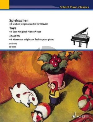 Spielsachen - Toys Piano solo (44 easy original piano pieces) (edited by Monika Twelsiek)
