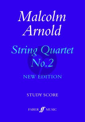 Arnold String Quartet No.2 Op.118 (2 Vi.-Va.-Vc.) (Study Score)