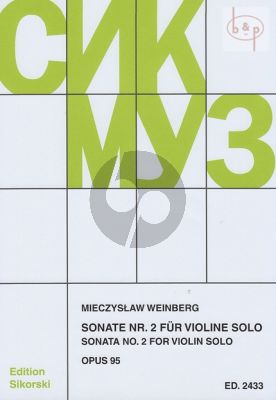 Sonata No. 2 Op. 95 Violine solo