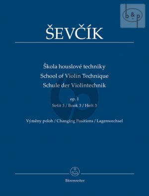 School of Violin Technique Op.1 Vol.3 Changing Positions