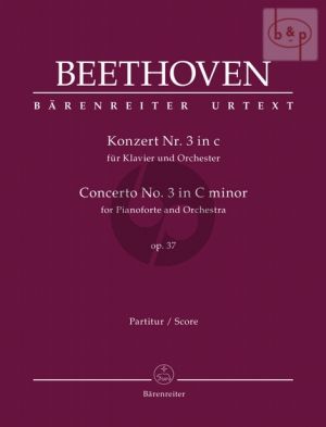 Concerto No.3 c-minor Op.37 (Piano-Orch.) (Full Score)