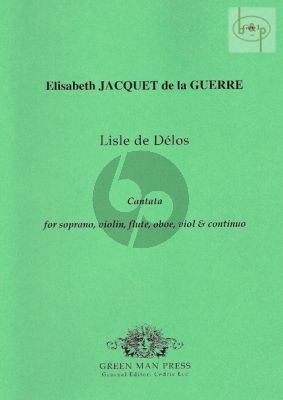 Lisle de Delos (Cantata) (Soprano-Violin- Flute[Oboe]-Bass Viol-Bc) (Score/Parts)