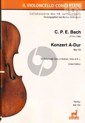 Concerto A-major WQ 172 (Violonc.- 2 Vi.-Va.-Bc)