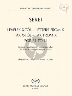 Letters from X - Fax from X for 51 to LI