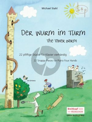 Der Wurm im Turm (The Tower Worm) (22 Snappy Pieces) for Piano 4 hands
