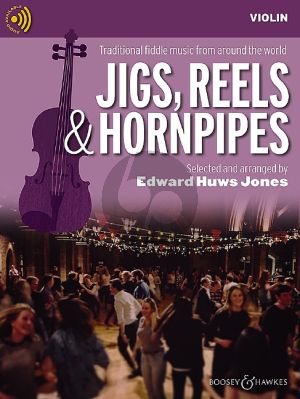 Huws Jones Jigs Reels & Hornpipes Violin Part with CD (Traditional Fiddle Tunes from England-Ireland and Scotland) (opt. easy violin/guitar)