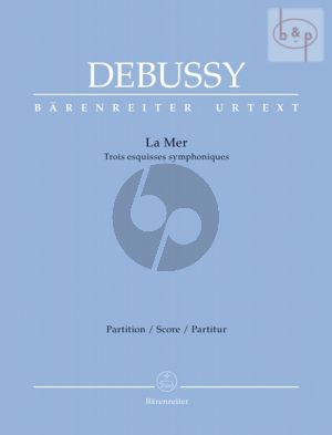 La Mer (3 Esquisses Symphoniques) (Orch.) (Full Score)