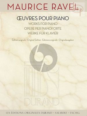 Oeuvres pour Piano