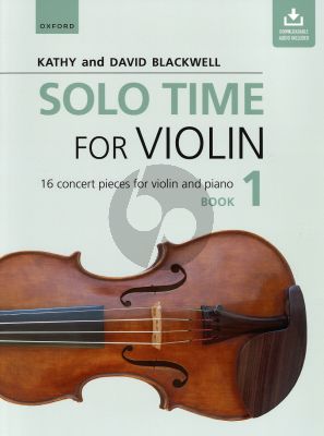 Solo Time for Violin Vol.1 - 16 Concert Pieces for Violin and Piano Bk-Audio Online (Bk-Audio Online)