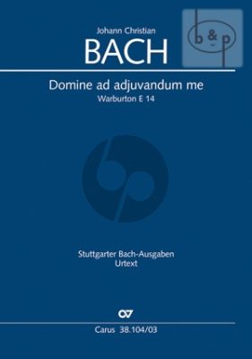 Domine ad adjuvandum me (Warburton E14) (Soli[SA]-SATB-Orch.) (Vocal Score)