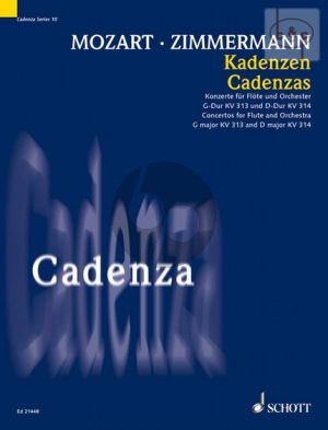 Cadenzas to Mozart's Flute Concertos KV 313 and KV 314