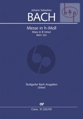 Messe h-moll BWV 232 (Hohe Messe) (Soli-Choir-Orch.) Vocal Score
