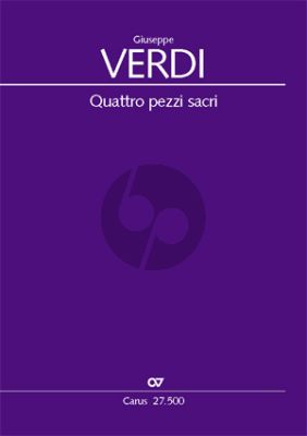 Verdi 4 Pezzi Sacri Full Score