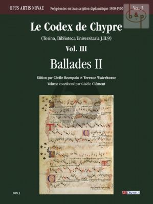 Codex de Chypre Vol.3 Ballades 2
