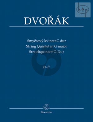 Quintet G-major Op.77 2 Vi.-Va.-Vc.-Bass (Study Score)