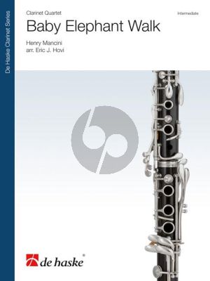 Mancini Baby Elephant Walk 4 Clarinets (Score/Parts) (arr. Eric J.Hovi) (interm.level)