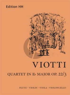 Viotti Quartet E-flat major Op. 22 No. 3 Flute-Vi.-Va.- Vc. (Score/Parts) (edited by Jennifer Caesar)