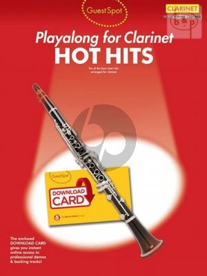 Guest Spot Hot Hits Playalong for Clarinet (Book with Download Card) (edited by Jenni Norey)