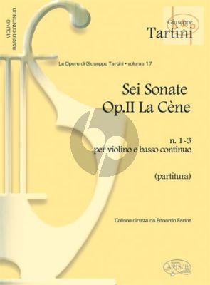 6 Sonatas Op.2 (La Cene) (No.1 - 3) (Violin-Bc)